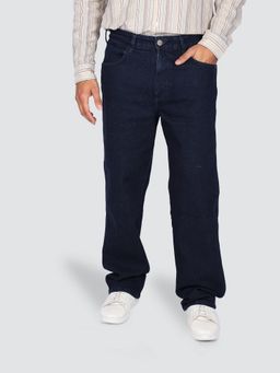 Wrangler - Men Navy Blue Redding Comfort Fit Low Rise Jeans