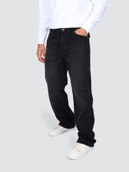 Wrangler - Men's Black Redding Relaxed Straight Fit Jeans