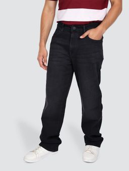 Wrangler - Men's Black Redding Relaxed Straight Fit Jeans
