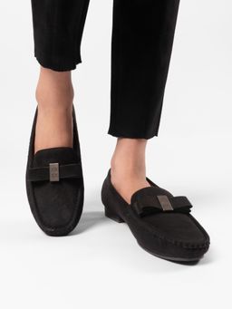 Yoho - Black Bliss Comfortable Loafers for Women