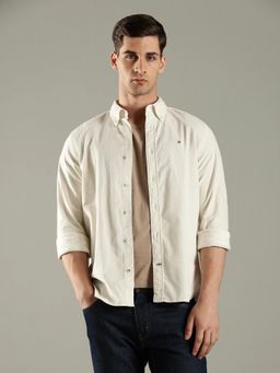 Tommy Hilfiger - Solid Regular Fit Cotton Shirt