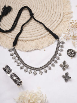 Teejh - by Joker and Witch Tamali Silver Oxidised Jewelry Gift Set