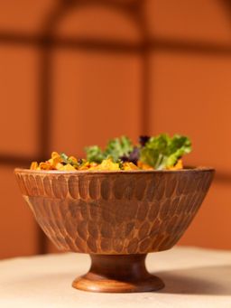 IREKA HOMES - Amruth Acacia Wood Multipurpose Bowl