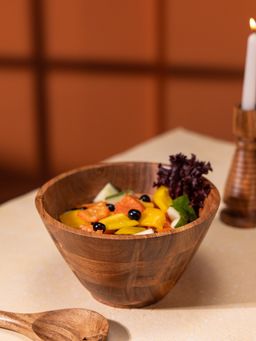 IREKA HOMES - Kosha Acacia Wood Multipurpose Bowl (Small)