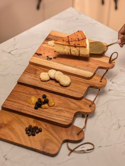 IREKA HOMES - Earth stone Serving Board (Pack of 4)