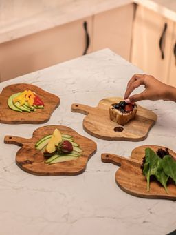 IREKA HOMES - Harvest Serving Board (Pack of 4)