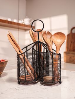 IREKA HOMES - Metal Mate Utensils Holder