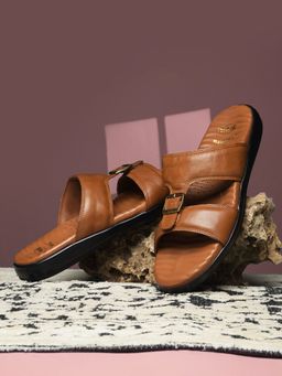 Scholl - Men Tan Sandals