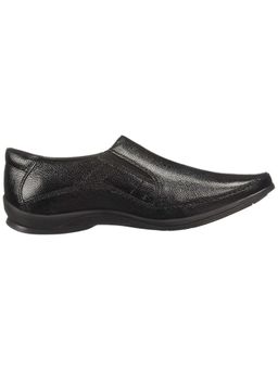 Lee Cooper - Mens Formal Slip-On Black Loafers