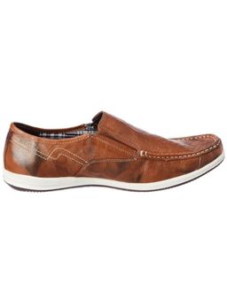 Lee Cooper - Mens Formal Slip-On Tan Loafers