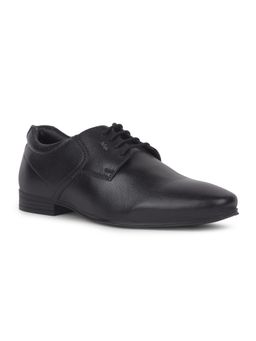 Lee Cooper - Mens Formal Lace-Up Black Derbies