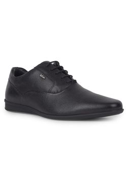 Lee Cooper - Mens Formal Lace-Up Black Oxfords