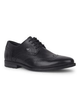 Lee Cooper - Mens Formal Lace-Up Black Brogues