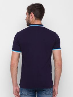 Being Human - Men Polo T-Shirt Navy Blue