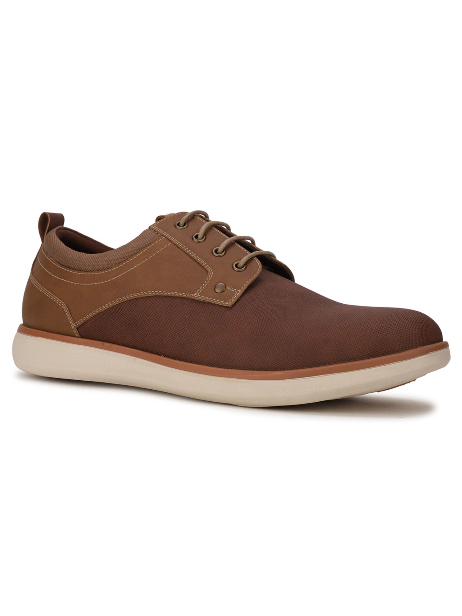 bata brown casual shoes for men