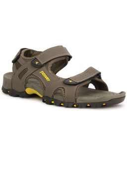 Power - Grey Sports Sandals For Men