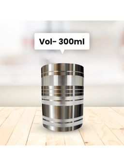 USHA SHRIRAM - Stainless Steel Glass (Pack of 6) 300 ml Each