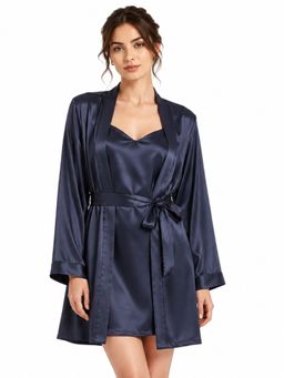 Noite Luxe - Nocturne Satin Nightdress And Robe