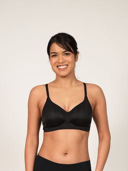 BASIQ. - Everyday Seamless Teardrop Tshirt Bra Black