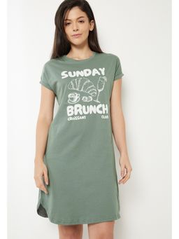 max - Women Printed Nightdress
