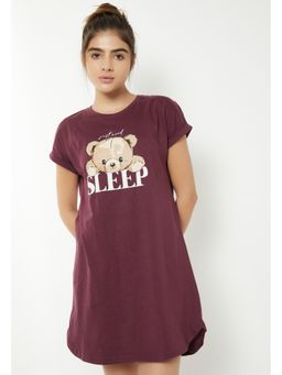 max - Women Teddy Printed Nightdress
