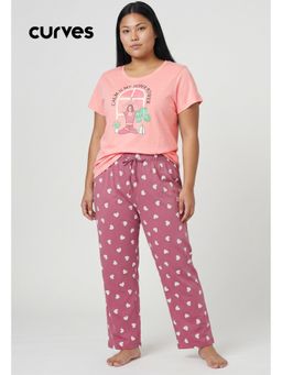 max - Women Printed T-Shirt & Pyjama