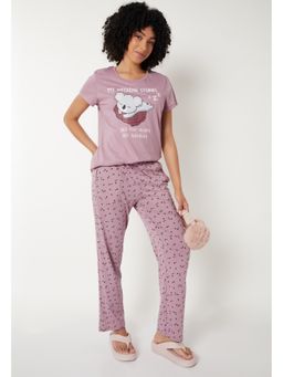 max - Women Printed T-Shirt & Pyjama