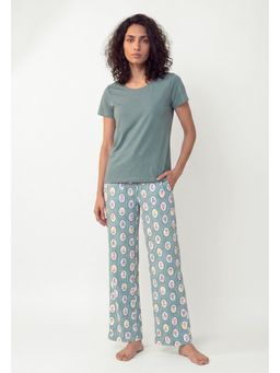 max - Women Floral Print T-Shirt & Pyjama