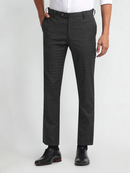 Arrow - Grey Autoflex Slim Trousers