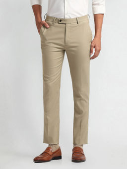 Arrow - Beige Smart Flex Super Slim Trousers