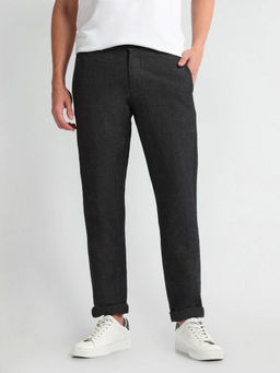 Arrow Sports - Black Heathered Smart Flex Trousers