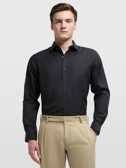 Arrow - Men's Black Twill Auto Press Shirt