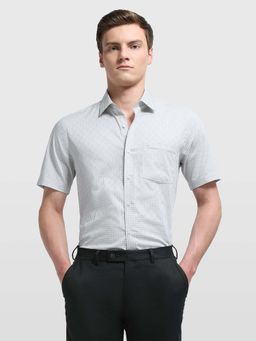 Arrow - Men's Grey Gingham Checked Originals Shirt