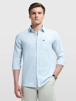 Arrow Sports - Men's Blue Aquarelle Drift Chelsea Slim Fit Shirt