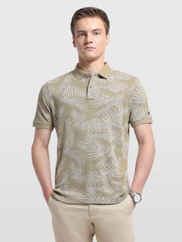 Arrow Sports - Men's Tropical Printed Regular Fit Polo T-Shirt