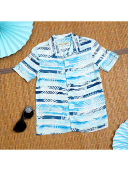 The Lion and the Fish - Blue Boys Comfort Casual Shirt