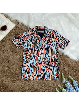 The Lion and the Fish - Boys Comfort Relaxed Fit Casual Shirt