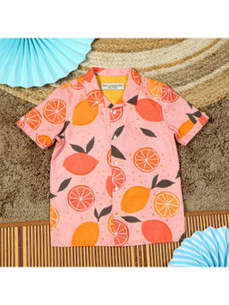 The Lion and the Fish - Pink Boys Comfort Casual Shirt