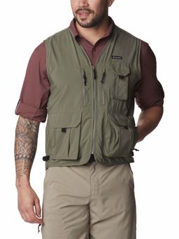 Columbia - Mens Green Omni-Wick Silver Ridge Utility Vest