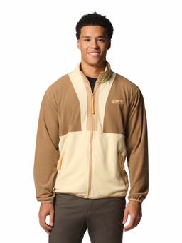 Columbia - Mens Beige Backbowl Ii Lightweight Full Zip Fleece Jacket