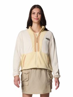 Columbia - Womens Beige Backbowl Ii Full Zip Fleece Jacket