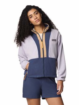 Columbia - Womens Navy Blue Backbowl Ii Full Zip Fleece Jacket