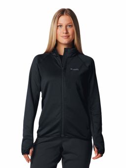 Columbia - Womens Black Omni-Wick Triple Canyon Grid Full Zip Fleece Jacket