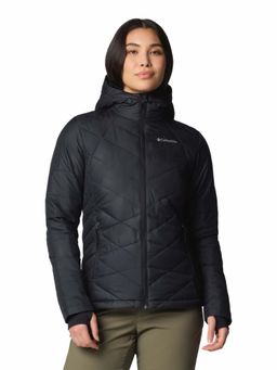 Columbia - Womens Black Omni-Heat Reflective Heavenly Hooded Jacket