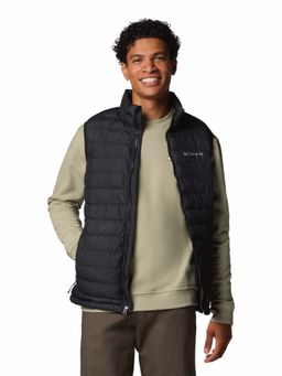 Columbia - Mens Black Omni-Heat Reflective Powder Lite Ii Vest Jacket