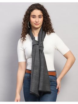 Monte Carlo - Womens Solid Grey Stole