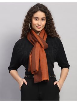 Monte Carlo - Womens Colorblock Mustard Stole