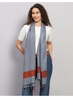 Monte Carlo - Womens Solid Blue Stole