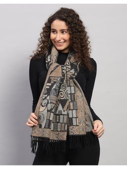 Monte Carlo - Womens Printed Multi-Color Stole
