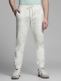 Jack & Jones - Beige Regular Fit Jogger Pants